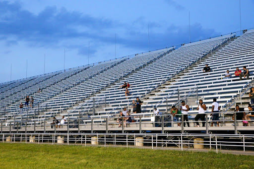 East stands toward the end of Wild Wednesday